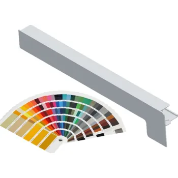 Parapet Konc. z Alu 195 /25 mm, pro montáž před omítkou - RAL, levá