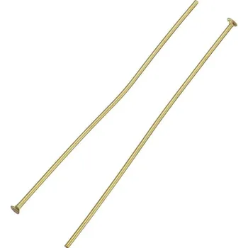 Materiál na výrobu šperku Ketlovací nýty 0,7mm Zlaté - 1Ks - 30mm