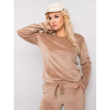 Dámské kalhoty Souprava RV KMPL 6085.05 béžová - FPrice XXL