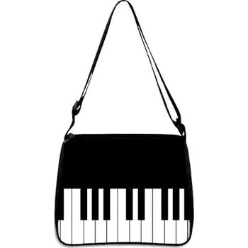 Hudebniny Dívčí kabelka na rameno - klaviatura