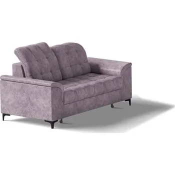 Pohovka SIESTA 2sÚP - pohovka s úložným prostorem - látka STARORŮŽOVÁ Bankok Old pink / nožky černá kov "MRS"(SNAP 2)(K250-Z) NOVINKA