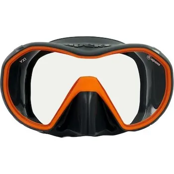 Potápěčská maska Potápěčská maska Apeks VX1 Pure Clear, tmavě šedá/oranžová