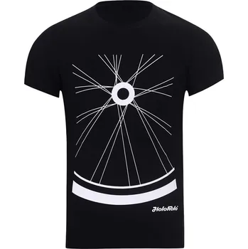 cyklistický dres NU. BY HOLOKOLO Cyklistické triko s krátkým rukávem - RIDE THIS WAY II. - černá 2XL