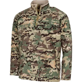 Pánská mikina MFH Mikina Troyer MicroFleece Operation Camo MFH® Adventure 00510X Velikost: Large