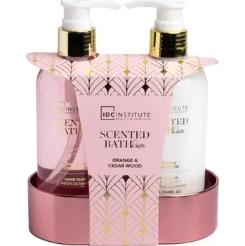 Kosmetická sada IDC Scented Garden Rose tekuté mýdlo 250 ml + krém na ruce 250 ml dárková sada