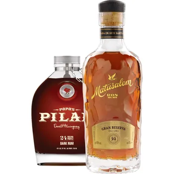 Rum Set Papa's Pilar Dark Rum + Matusalem Gran Reserva 23 Enigma (set 1 x 0.7 l, 1 x 0.7 l)