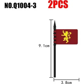 Stavebnice LEGO Figurky rytířů a koní | styl Lego - Q10043