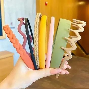 Čelenka Čelenky na vlasy bez skluzu pro ženy i muže | unisex čelenky 8 ks - khaki zelená