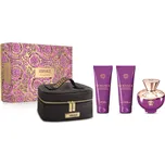 Versace Dylan Purple Set - EDP 100 ml + tělové mléko 100 ml + sprchový gel 100 ml + kosmetický kufřík Dárková sada