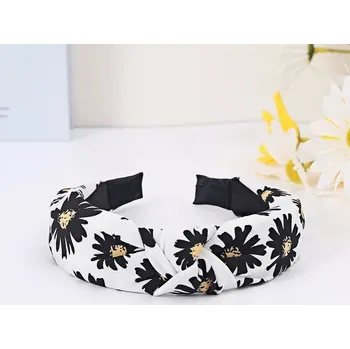 Čelenka Čelenka široká pro dámy a dívky | dámská čelenka | vlasové doplňky - styl 6-černý