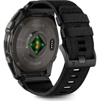 Řemínek na hodinky Tech-Protect | Tech-Protect Nylon Classic reminek na Garmin Fenix 5x / 5x Plus / 6x / 6x Pro / 7x / 8 51mm, black