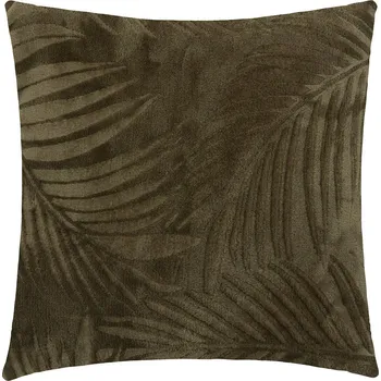 Dekorativní polštářek Atmosphera Dekorační flanelový polštář ZOA, 40 x 40 cm, olivový