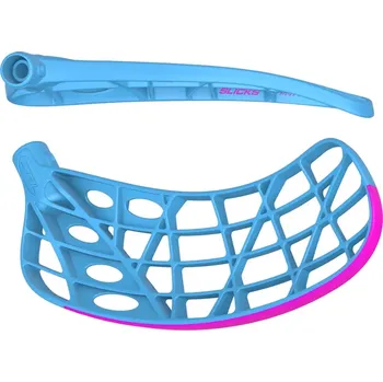 Florbalová čepel Čepel Fatpipe CTRL SLICKS baby blue středně tvrdá (PP - odlehčená) Pravá (pravá ruka dole)