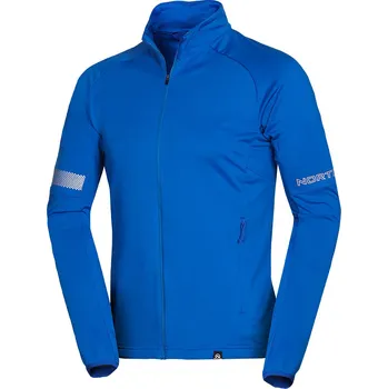 Pánské oblečení Northfinder Pánská rychleschnoucí strečová skialpová mikina SULOV 1, tmavě modrá, S