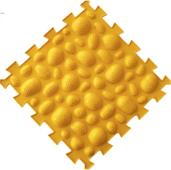 Ortho Puzzle - ortopedická podlaha Mořské kameny tvrdé Žlutá