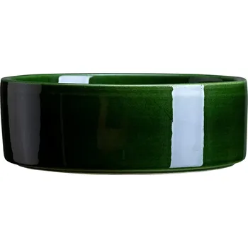 Stojan na květiny Bergs Potter, Podstavec pod květináč Hoff s glazurou 21 cm zelený - Formadore