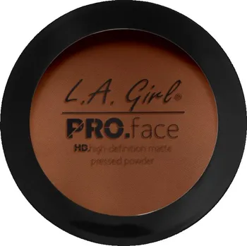 Pudr L.A. Girl Cosmetics PRO. Face HD kompaktní pudr s matným efektem odstín Toffee 7 g