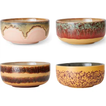 HK living Kameninová miska 70's Dessert Harbour C