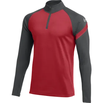 Pánská mikina Nike Academy Pro Drill Top červená/šedá UK XL