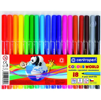 Popisovače Centropen 7550/18 - sada 18 ks