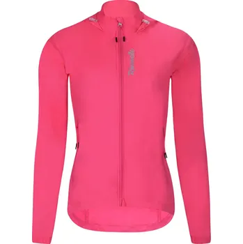 Cyklistická bunda RIVANELLE Cyklistická voděodolná pláštěnka - WIND/RAIN - růžová XL