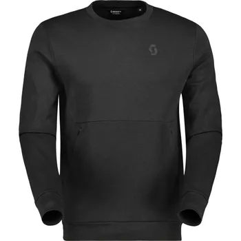 Cyklistická bunda SCOTT mikina - TECH CREWNECK - černá