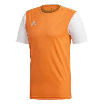 Adidas Teamsport Estro 19 krátký rukáv oranžová/bílá UK L