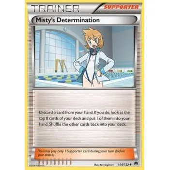 Karetní hra Pokémon BKP 104/122 Misty's Determination - BreakPoint Stav: Near Mint, Verze: REVERSE HOLO