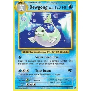 Sběratelská karetní hra Pokémon EVO 029/108 Dewgong - Evolutions Stav: Near Mint, Verze: NORMAL