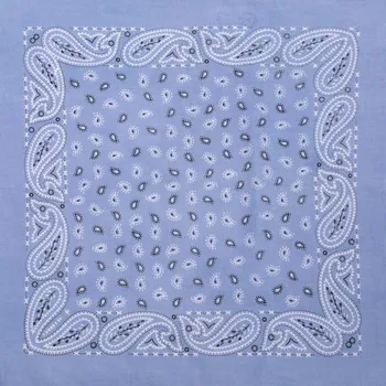 Šála BANDANA PALLAV šátek světle modrý III.