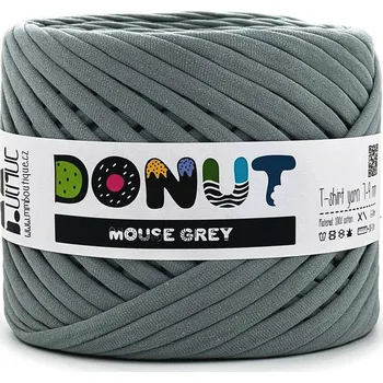 Příze Špagáty MMboutique DONUT 7-9 mm Mouse grey