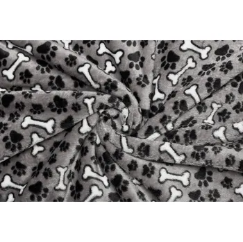 Coral fleece Soft - Psí tlapky a kosti