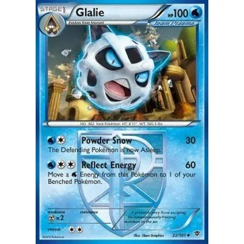 Sběratelská karetní hra Pokémon PLB 022/101 Glalie - Plasma Blast Stav: Near Mint, Verze: NORMAL