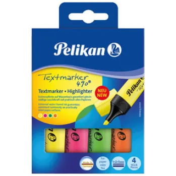 Zvýrazňovač Zvýrazňovač Pelikan 490 NEON / sada 4 ks