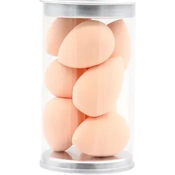 Přípravek na tvář 8 mini houbiček na makeup s podkladovou bází | Kosmetické potřeby 8 ks - barva kůže-8ks