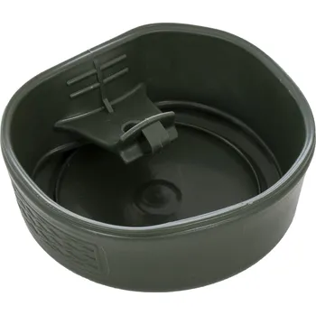 Kempingové nádobí ARMÁDNÍ ORIGINÁL ŠVÉDSKO Skládací hrnek oliv Flexi Cup plast Švédsko skládací originál