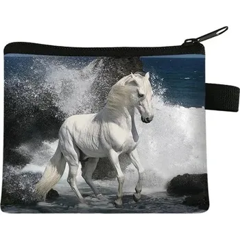Dětská peněženka s potiskem koně - 027