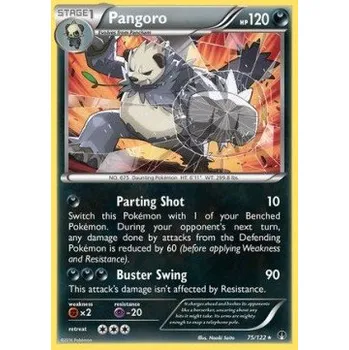 Karetní hra Pokémon BKP 075/122 Pangoro - BreakPoint Stav: Near Mint, Verze: REVERSE HOLO