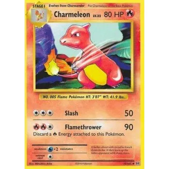 Sběratelská karetní hra Pokémon EVO 010/108 Charmeleon - Evolutions Stav: Near Mint, Verze: NORMAL