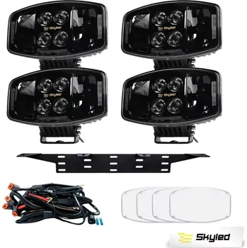 Přídavný světlomet Skyled Oculus 9"– Kompletní sada LED světel s držákem, kabeláží a kryty