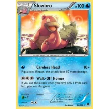 Sběratelská karetní hra Pokémon BKP 020/122 Slowbro - BreakPoint Stav: Near Mint, Verze: REVERSE HOLO