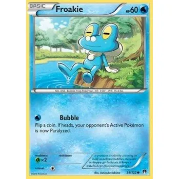 Karetní hra Pokémon BKP 038/122 Froakie - BreakPoint Stav: Excellent, Verze: REVERSE HOLO