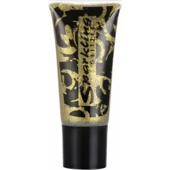 Karnevalový doplněk Glitr zlatý Barva: zlatá