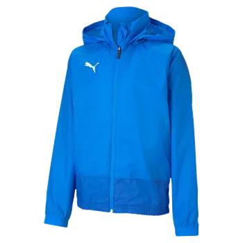 Puma teamGOAL 23 Training Rain Jacket modrá/bílá UK Junior S