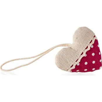 Bytová dekorace HOME DECOR Srdce dekorativní DOTS 8 x 7 cm, červené (HOME DECOR Srdce dekorativní DOTS 8 x 7 cm, červené)