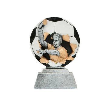 Fotbalová plastika trofej rozhodčí