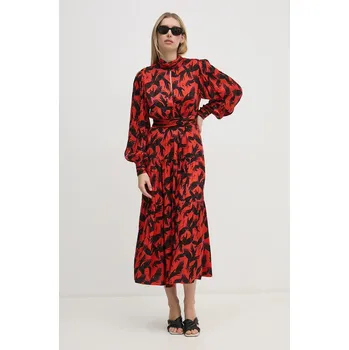 Dámské šaty Šaty DIANE VON FURSTENBERG DVFDL3S054 červená 33X, vel. 34
