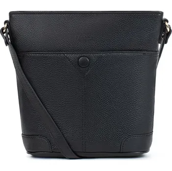 Kabelka Kožená dámská crossbody kabelka Fagola Matilde - černá