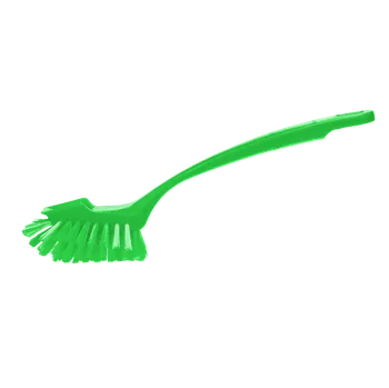 Kartáč na mytí nádobí (zakulacený se škrabkou) Kobra Barva: Červená, Délka, velikost: 24,5 cm