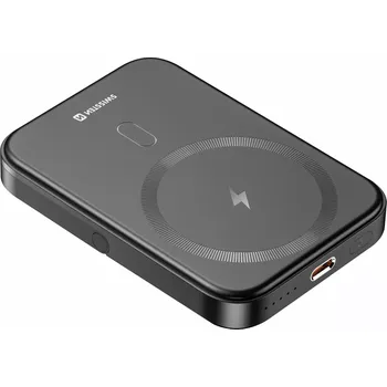 Powerbanka Swissten powerbanka iPhone Magsafe 5000 mAh s bezdrátovým nabíjením s výkonem až 15W